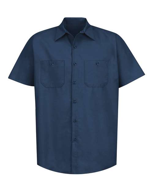 Men's Tall Industrial Short Sleeve Work Shirt