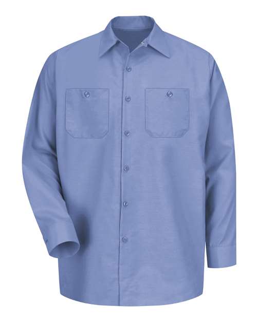 Men's Tall Industrial Long Sleeve Work Shirt