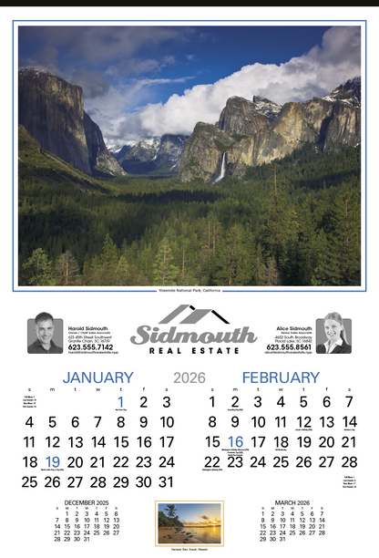 HotLine Products Our Country Executive Calendar-607