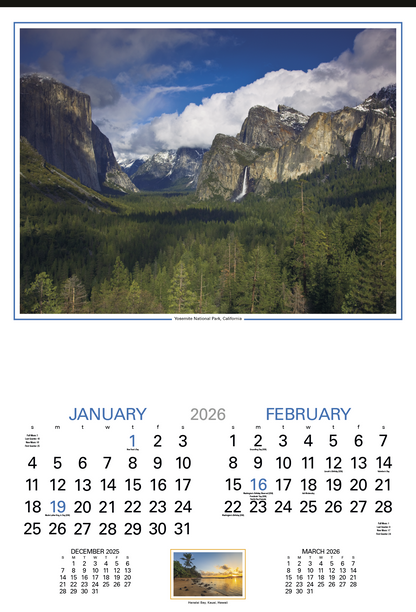 HotLine Products Our Country Executive Calendar-607