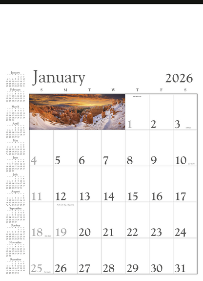 Triumph Calendars Decorator Memo White Calendar-6107