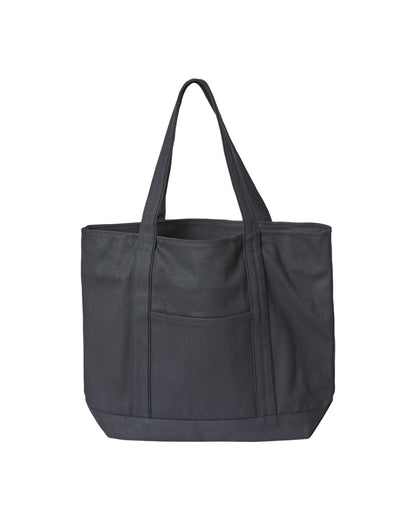 Liberty Bags XL Zippered Cotton Canvas Resort Tote - 8873