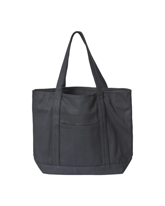 Liberty Bags XL Zippered Cotton Canvas Resort Tote - 8873