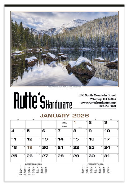 HotLine Products Our Beautiful America Executive Calendar-611