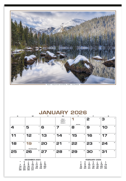 HotLine Products Our Beautiful America Executive Calendar-611