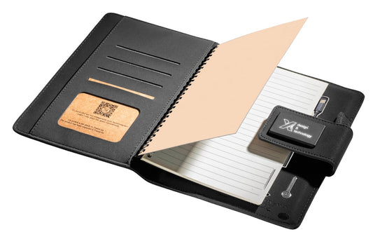 SCX Innovative Design Notebook A5 with Power Bank 4000 mAh-32472