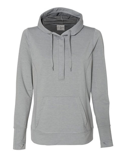 Women’s Omega Stretch Snap-Placket Hooded Sweatshirt