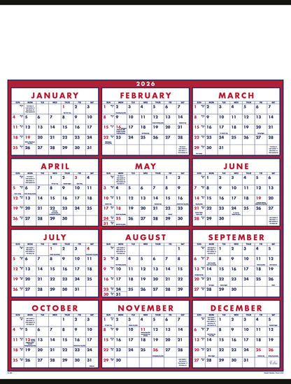 Triumph Calendars SpanAYear Calendar-6203