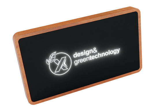 SCX Innovative Design Maple Wood Wireless Power Bank 5000 mAh-32494