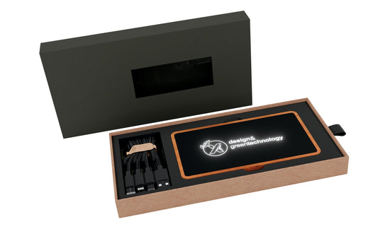 SCX Innovative Design Maple Wood Wireless Power Bank 5000 mAh-32494
