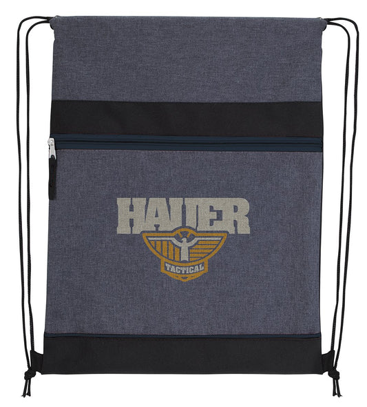 Good Value RPET TwoTone Drawstring Backpack-16167