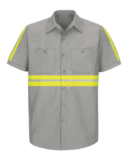 Men's Enhanced Visibility Industrial Work Shirt