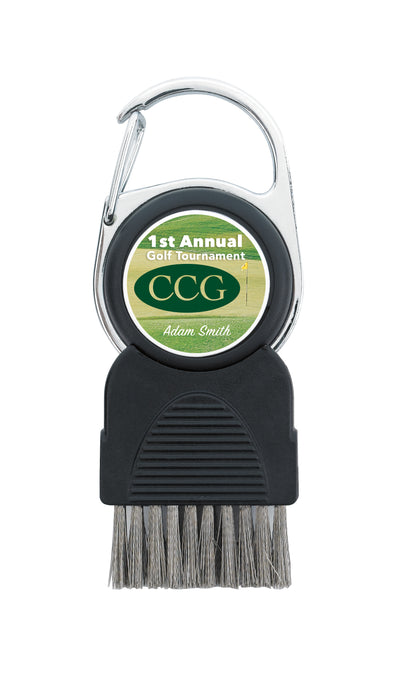 Good Value Golf Club Brush with Ball Marker-62335