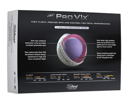 Titleist Pro V1x Golf Ball Half Dozen Std Serv-62532