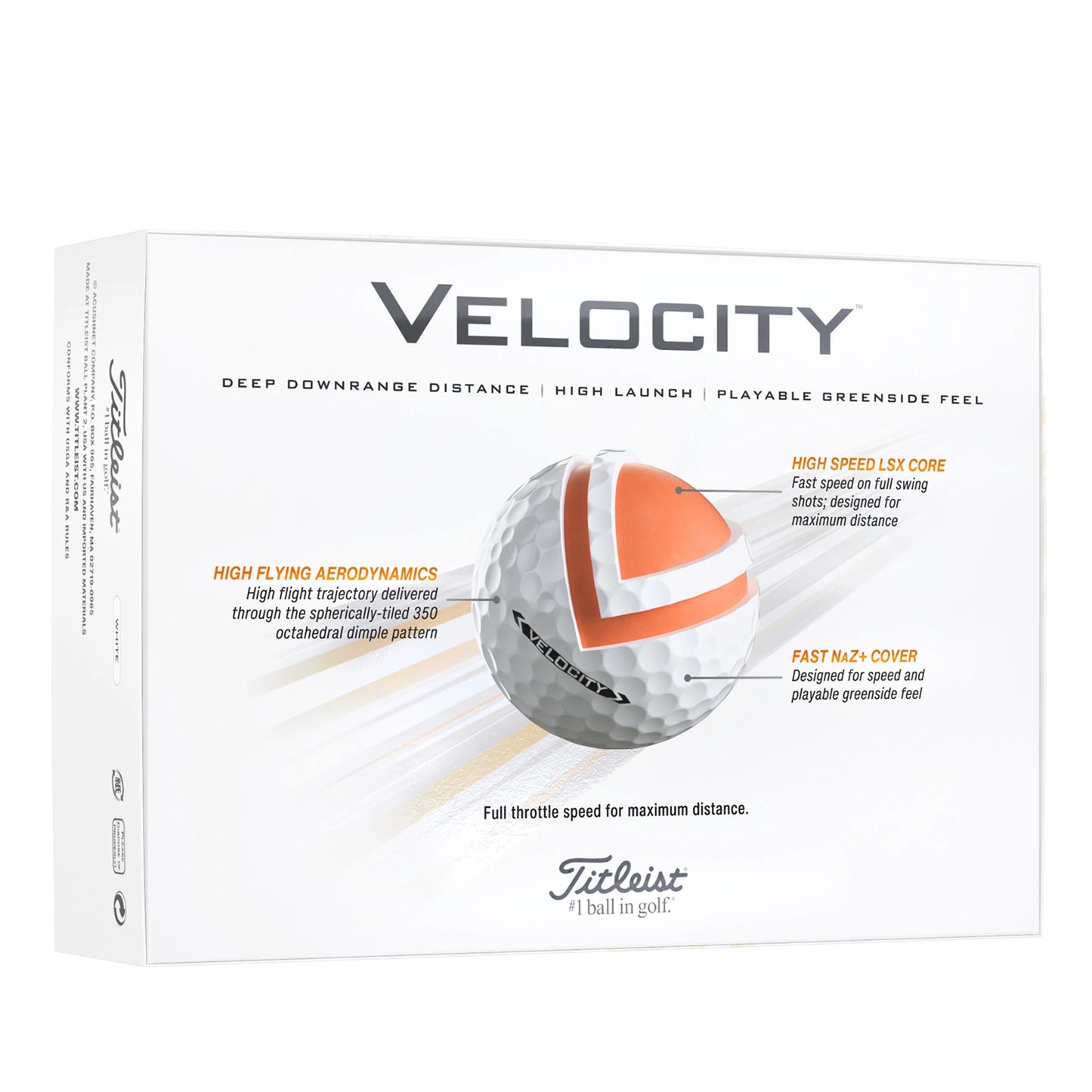 Titleist Velocity Fast Forward Lite Factory Direct-62566