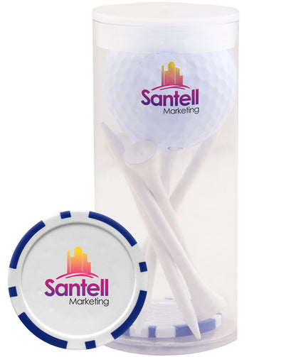 1Ball 5Tee Par Pack wPoker Chip Ball Marker-62576