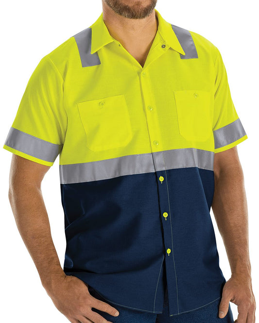 Red Kap Enhanced & Hi-Visibility Work Shirt - SY24