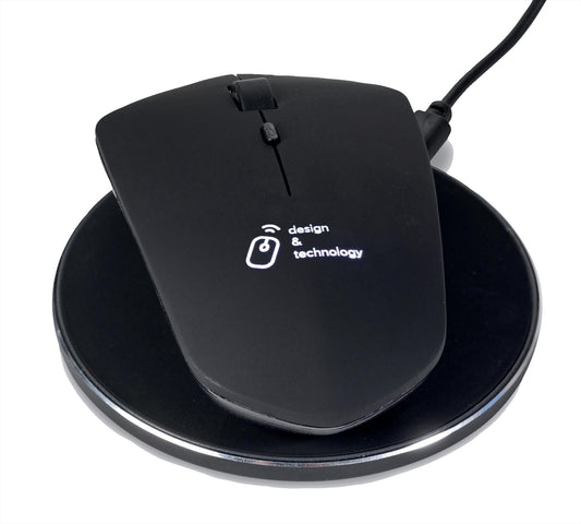 SCX Innovative Design Wireless Charging Mouse  Wireless Charger-32496