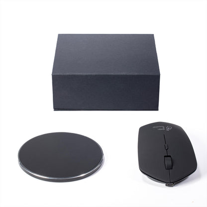 SCX Innovative Design Wireless Charging Mouse  Wireless Charger-32496