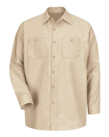 Men's Tall Industrial Long Sleeve Work Shirt