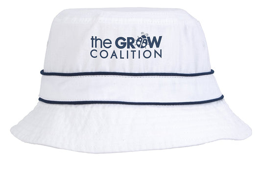 Cotton Bucket Hat with Trim-26275