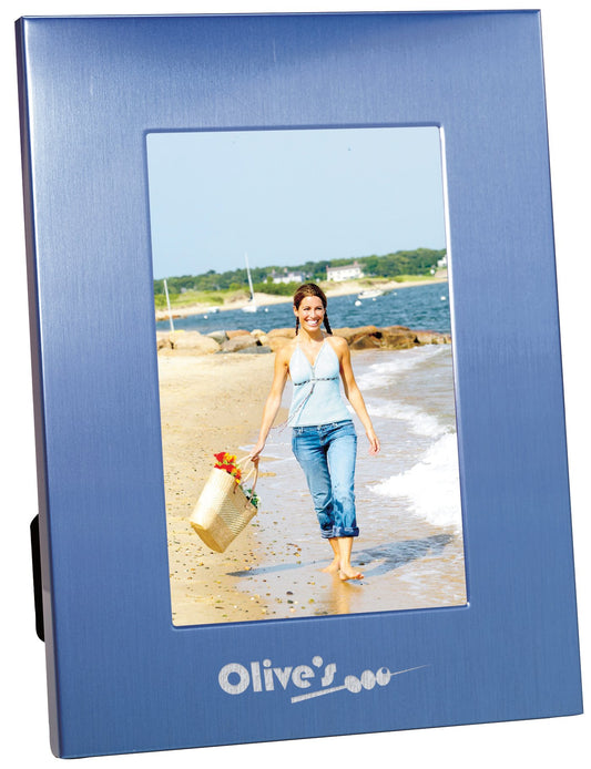 4 x 6 Colorful Brushed Aluminum Frame-20488
