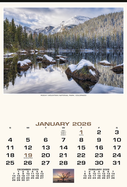 HotLine Products Scenic America Executive Calendar-633