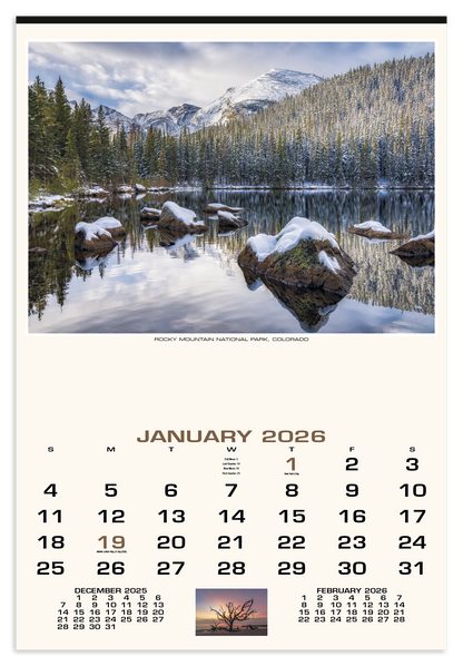 HotLine Products Scenic America Executive Calendar-633