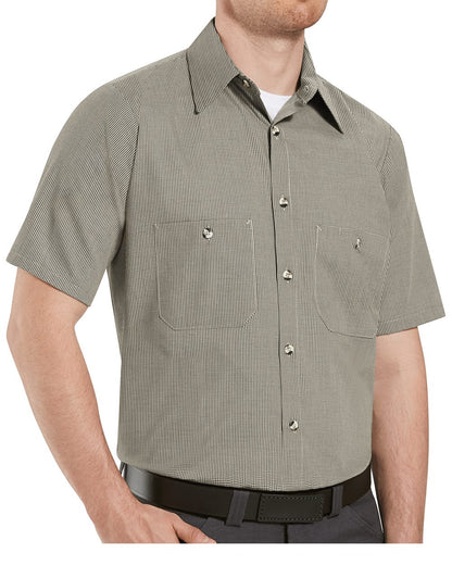 Red Kap Premium Short Sleeve Work Shirt - Tall Sizes - SP20T