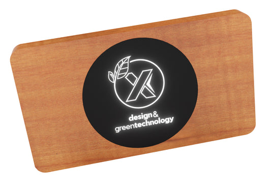 SCX Innovative Design Bamboo Wireless Power Bank 10000 mAh-32511