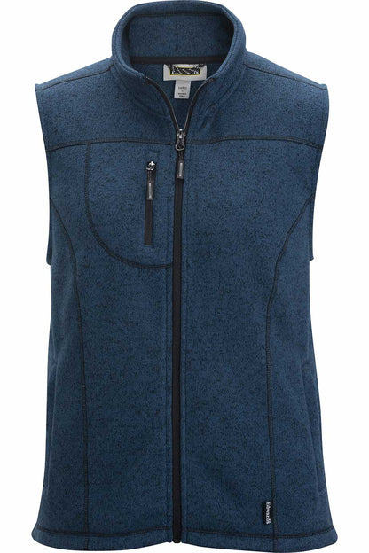 Womens Sweater Knit Fleece Vest - 6463