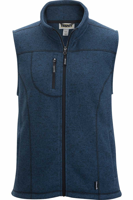 Womens Sweater Knit Fleece Vest - 6463