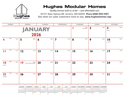Triumph Calendars Red  Black Desk Pad-6500