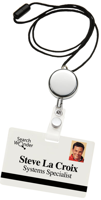 Dual Function Metal Badge Holder-65056