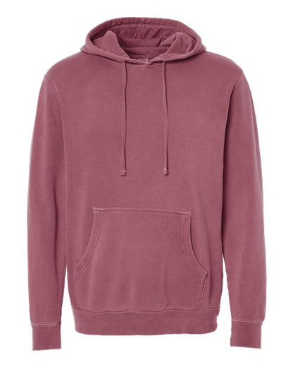 Unisex Midweight Pigment-Dyed Hooded Sweatshirt