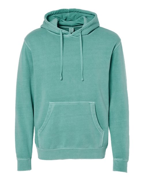Unisex Midweight Pigment-Dyed Hooded Sweatshirt