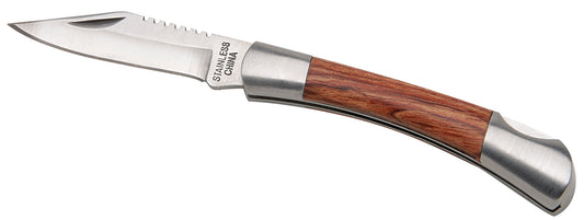 Good Value Small Rosewood Pocket Knife  Silver-65080
