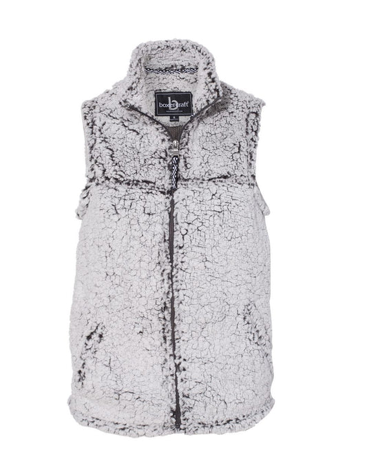 Boxercraft Women’s Sherpa Full-Zip Vest - Q11