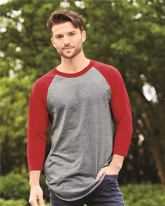 Augusta Sportswear Three-Quarter Raglan Sleeve Baseball Jersey - 4420