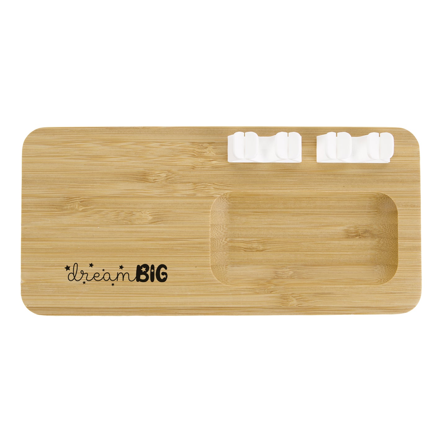 Bamboo 10W Wireless Charging Pad with Cable Organizer-CTEK065