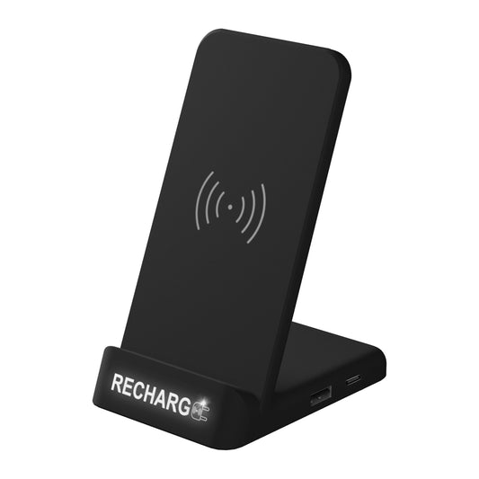 5W Wireless Charging Station with LightUp Logo-CTEK067