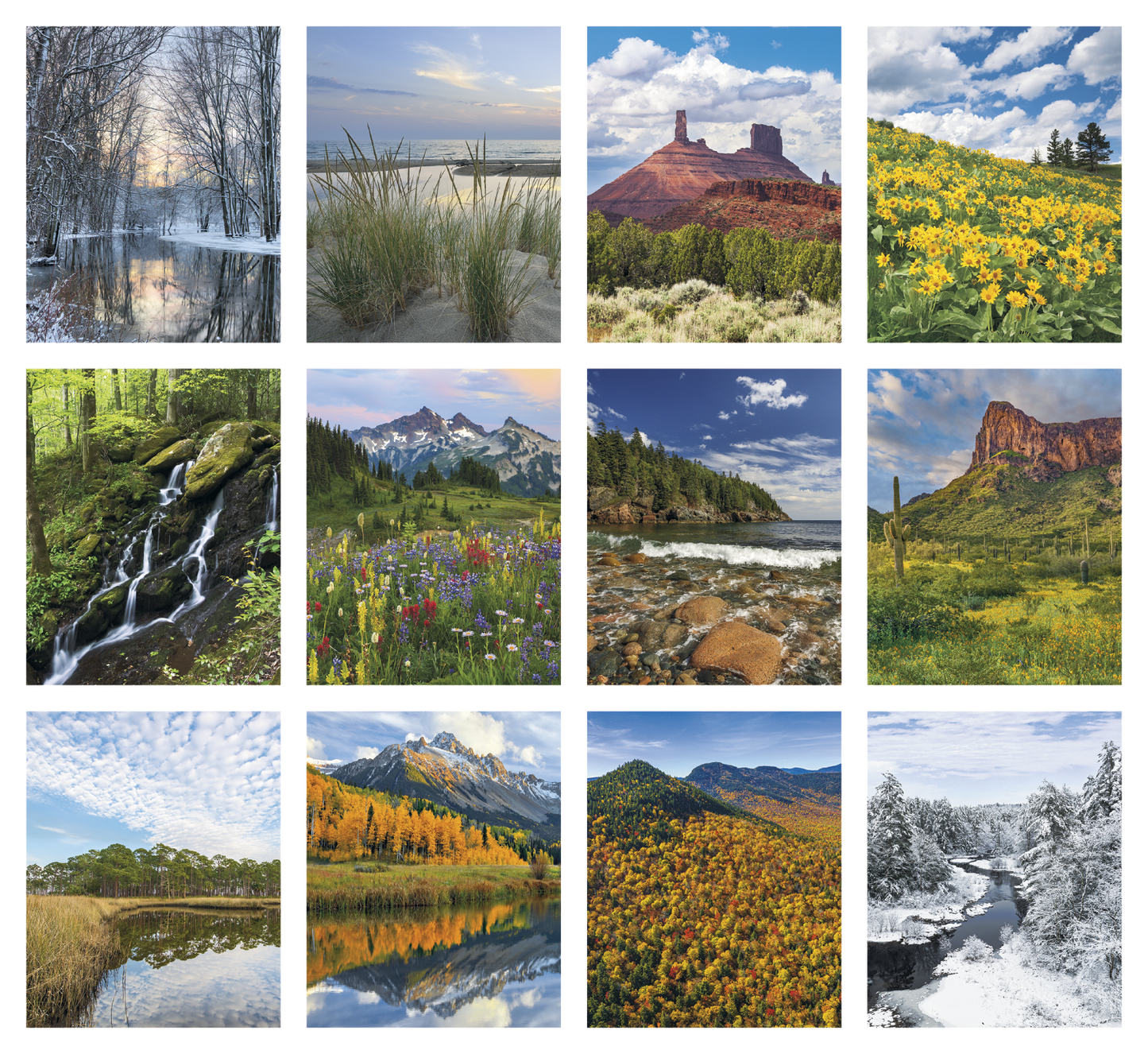 Triumph Calendars Scenic Desk Pad-6551