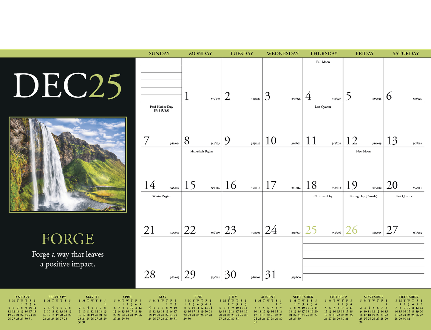 Triumph Calendars Motivations Desk Pad-6552