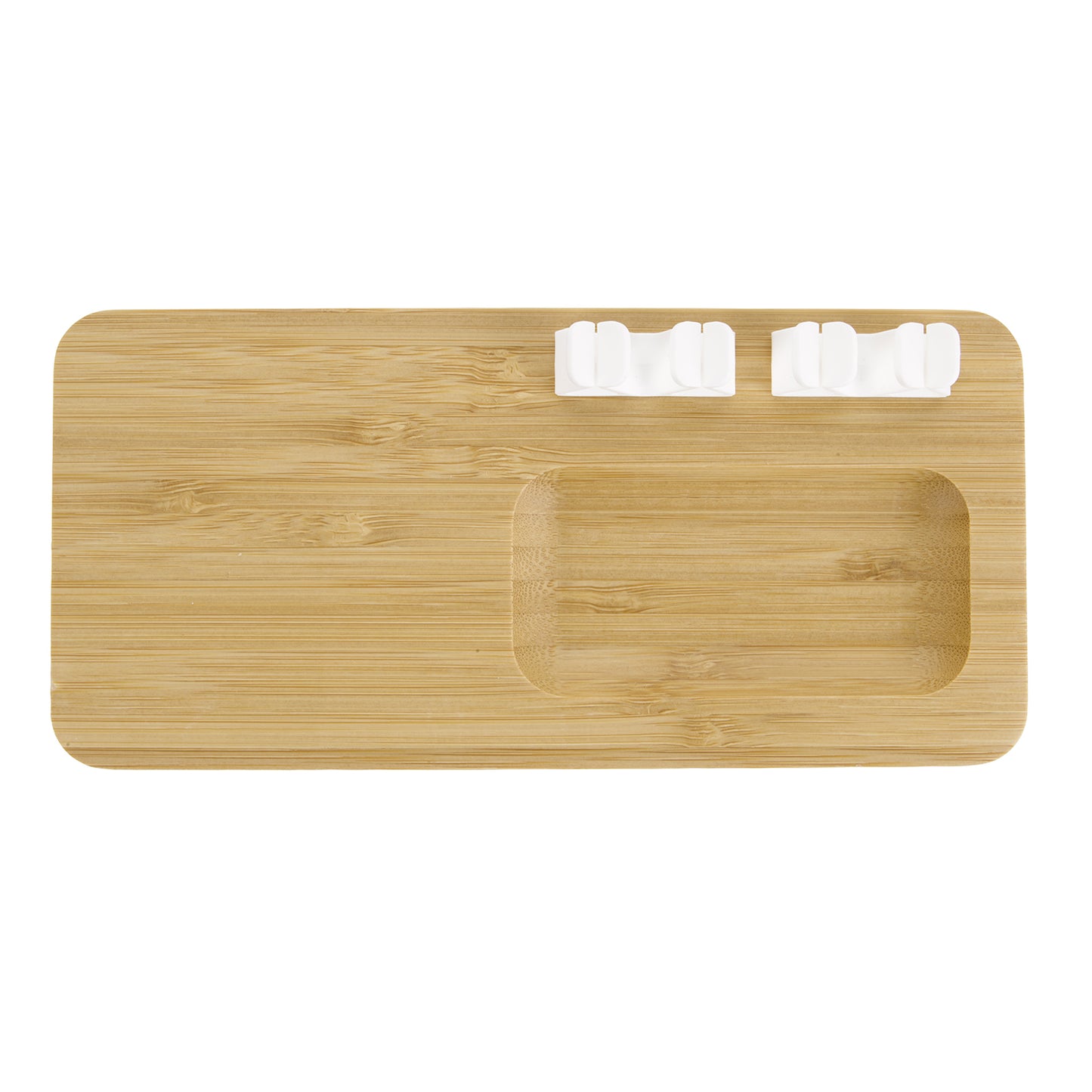 Bamboo 10W Wireless Charging Pad with Cable Organizer-CTEK065