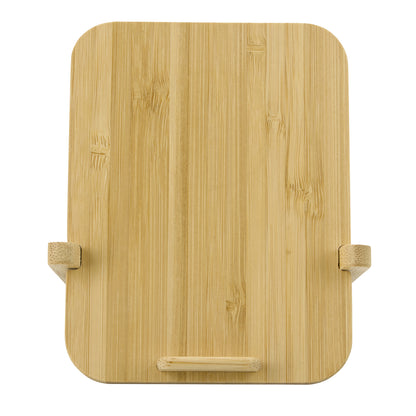 Bamboo 10W Wireless Charger with Phone Holder-CTEK064