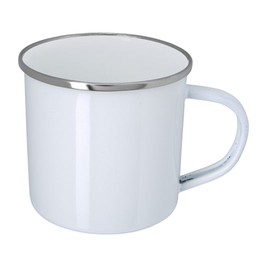118 oz Enamel Mug with Stainless Steel Rim with Steel Coating-CDKW081