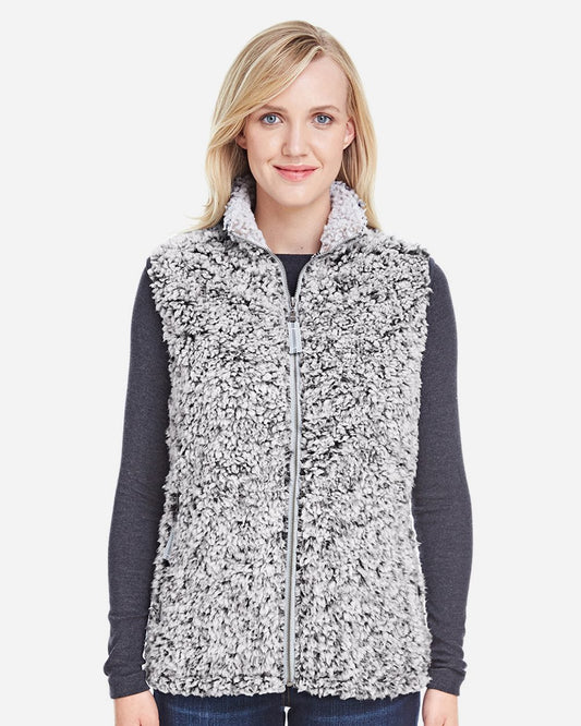 J. America Women’s Epic Sherpa Full-Zip Vest - 8456