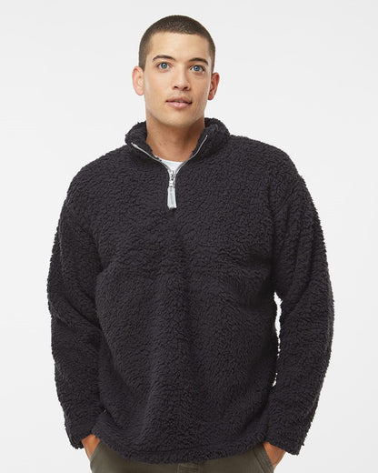 J. America Sherpa Quarter-Zip Pullover - 8454