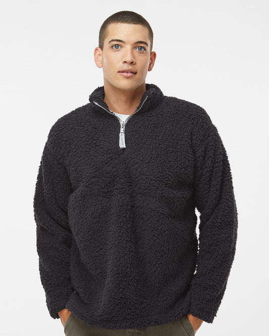 J. America Sherpa Quarter-Zip Pullover - 8454