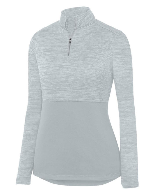 Augusta Sportswear Women's Shadow Tonal Heather Quarter-Zip Pullover - 2909